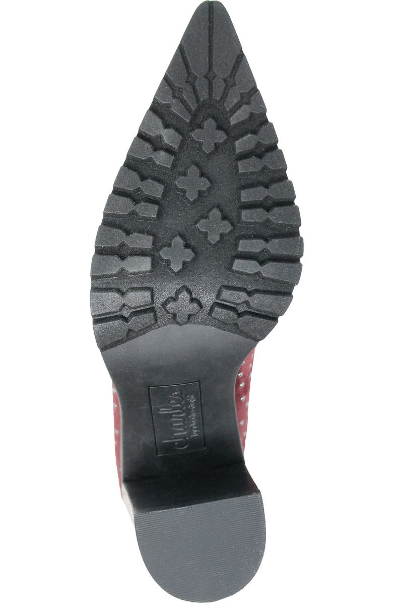 Charles by Charles David Danielle Pointed Toe Bootie, Alternate, color, Deep Maroon