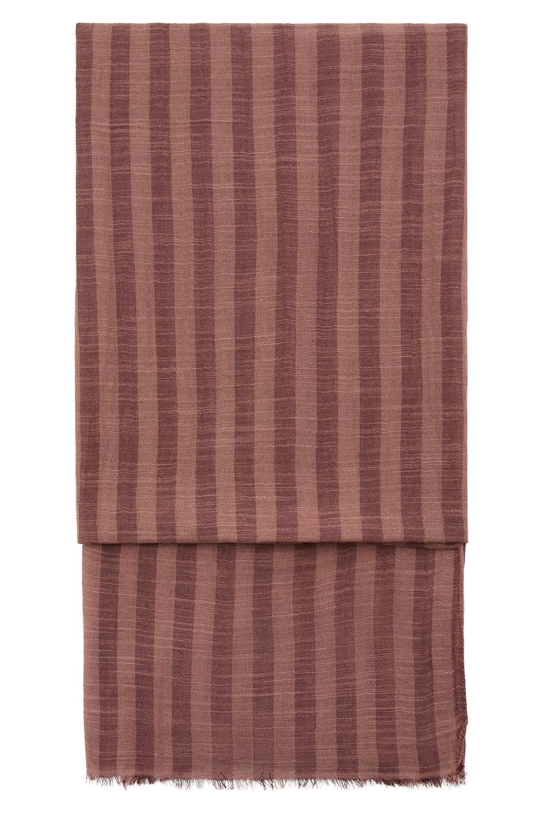 Cotton Blend Scarf, Main, color, BURNT
