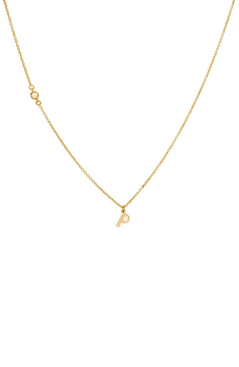 Initial Pendant Necklace