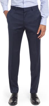 BOSS Genius Slim Fit Wool Suit Pants