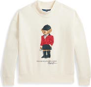 Polo Ralph Lauren Kids' Polo Bear Graphic Print Fleece Sweatshirt