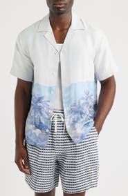 CHÉ Cezane Tropical Jacquard Camp Shirt