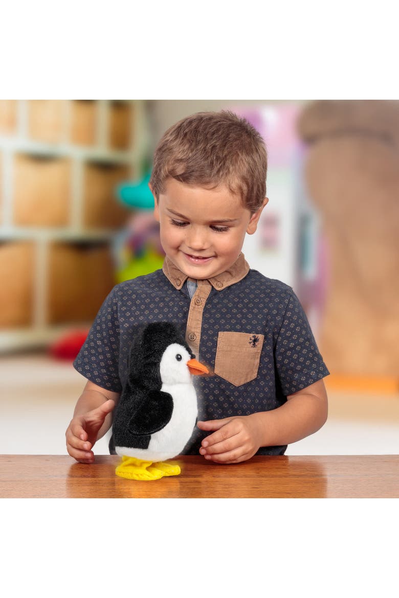 Animigos Dancing Penguin Plush, Interactive Toy, Alternate, color, Multicolored