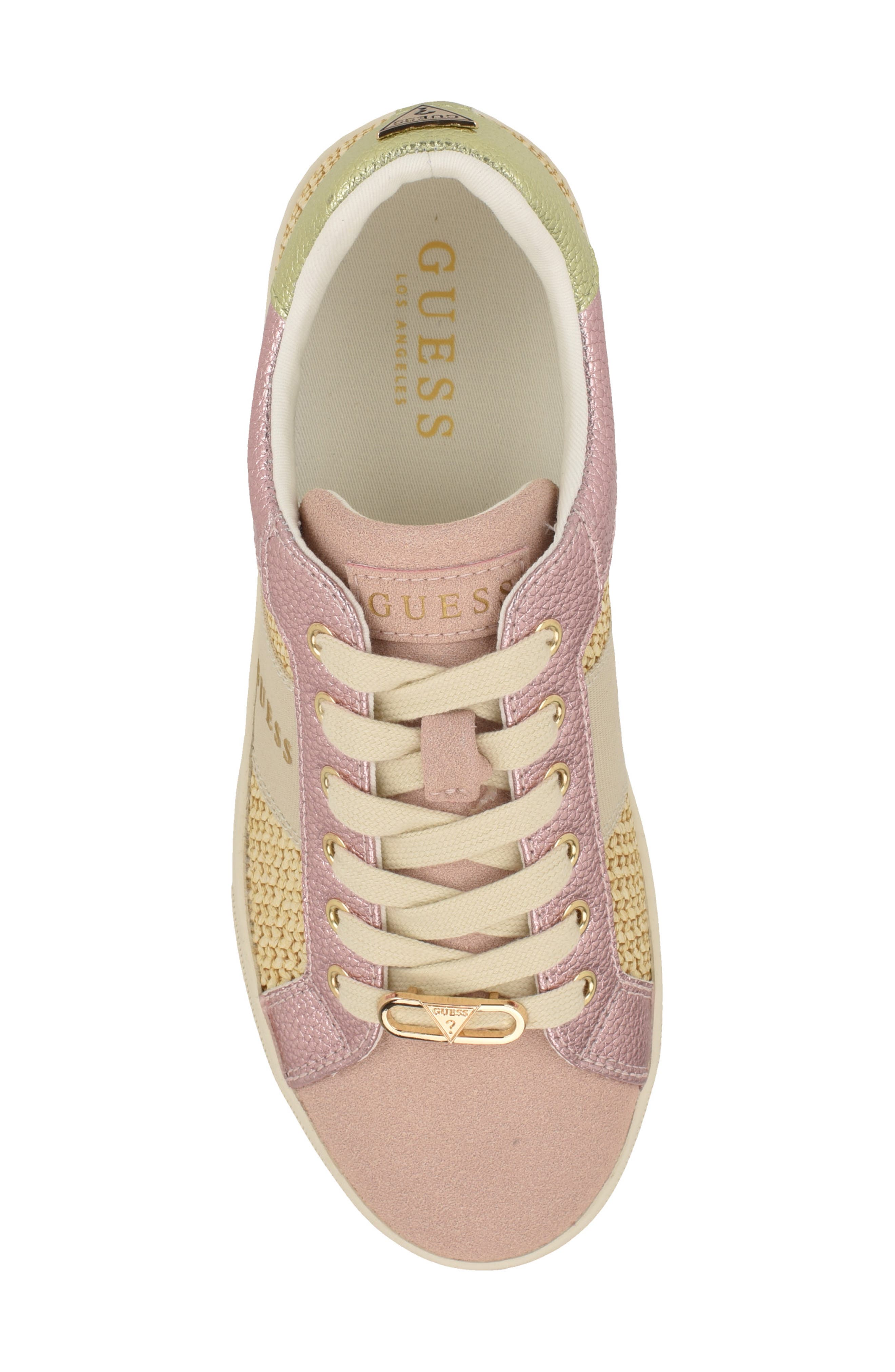 GUESS <p>Prym Sneaker (Women)</p>, Alternate, color, Light Pink