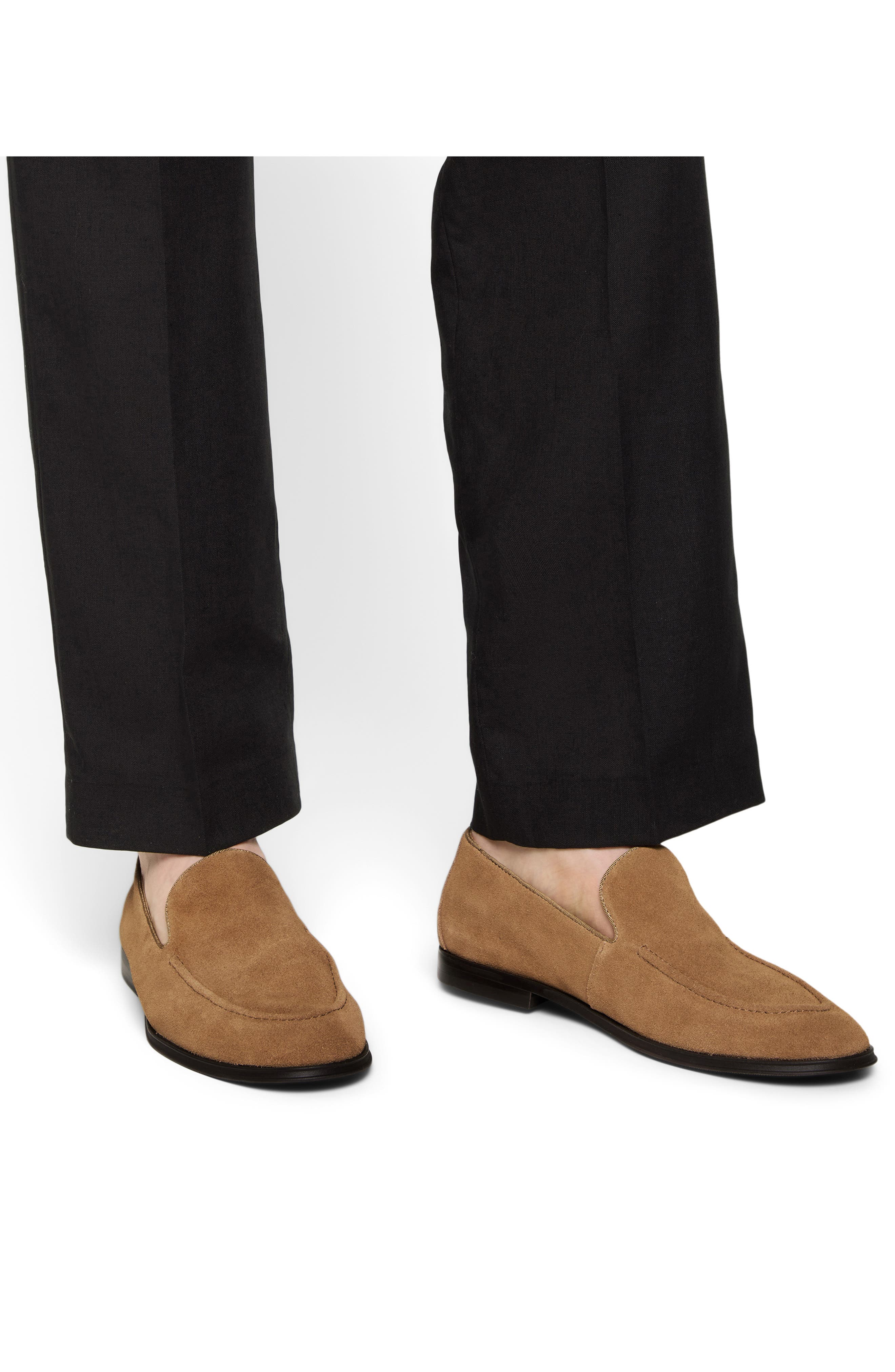 Ted Baker Croxley Loafer, Alternate, color, Whiskey Suede