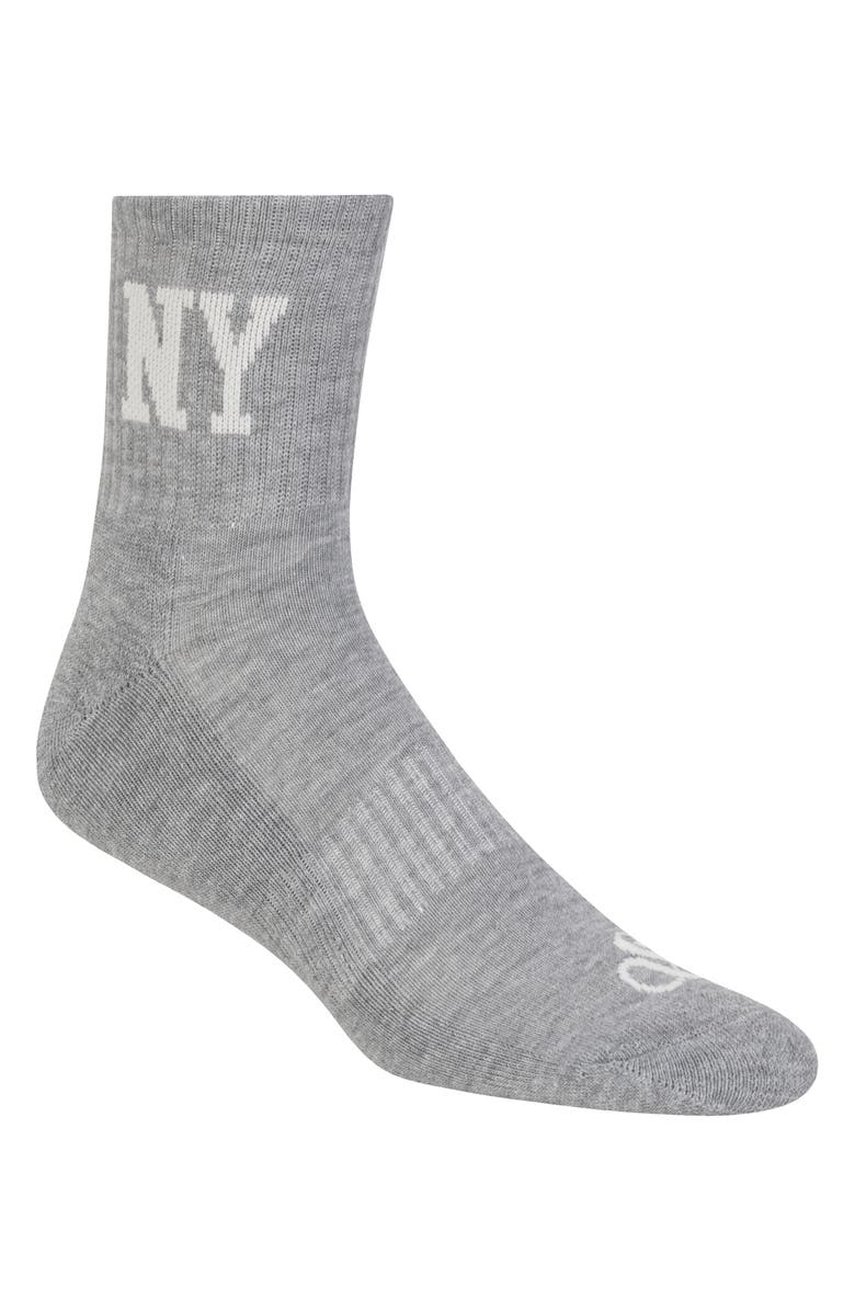 Scotch & Soda 6-Pack Assorted Terry Quarter Crew Socks, Alternate, color, Black