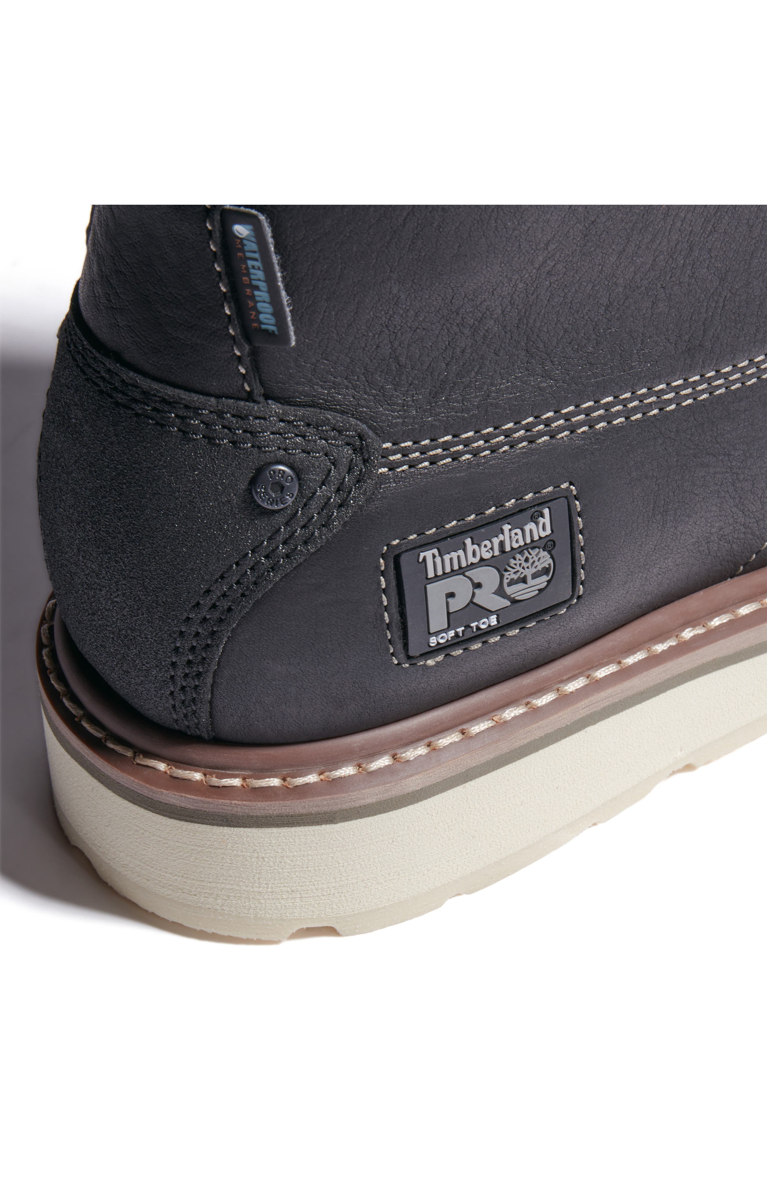 Timberland Gridworks 6" Waterproof Work Boot, Alternate, color, Black
