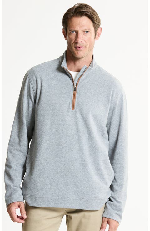 Ultra Soft Heather Pullover Quarter Zip
