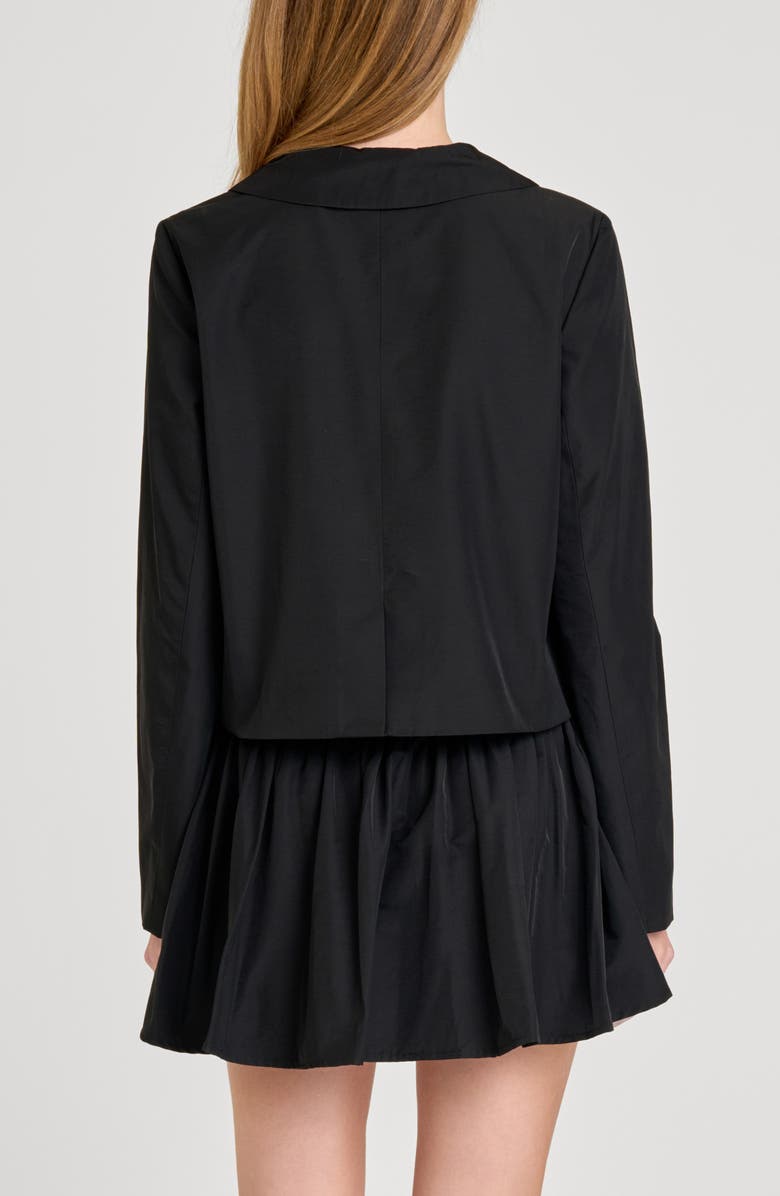 WAYF Elena Button Front Jacket, Alternate, color, Black