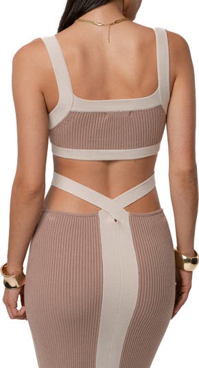 Coastal Drift Crop Top & Skirt Set
