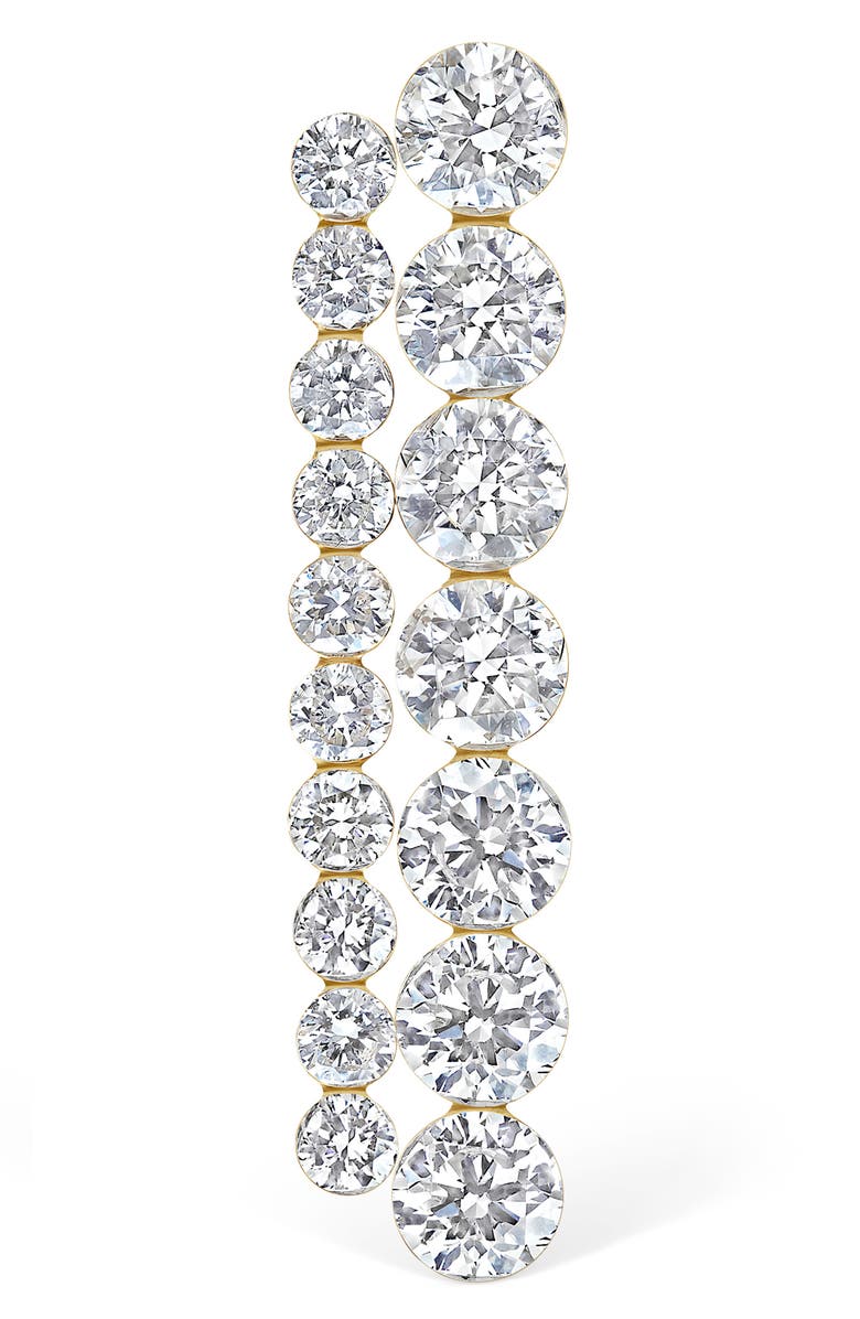 MARIA TASH Apsara Invisible Setting Diamond Bar Single Earring, Alternate, color,