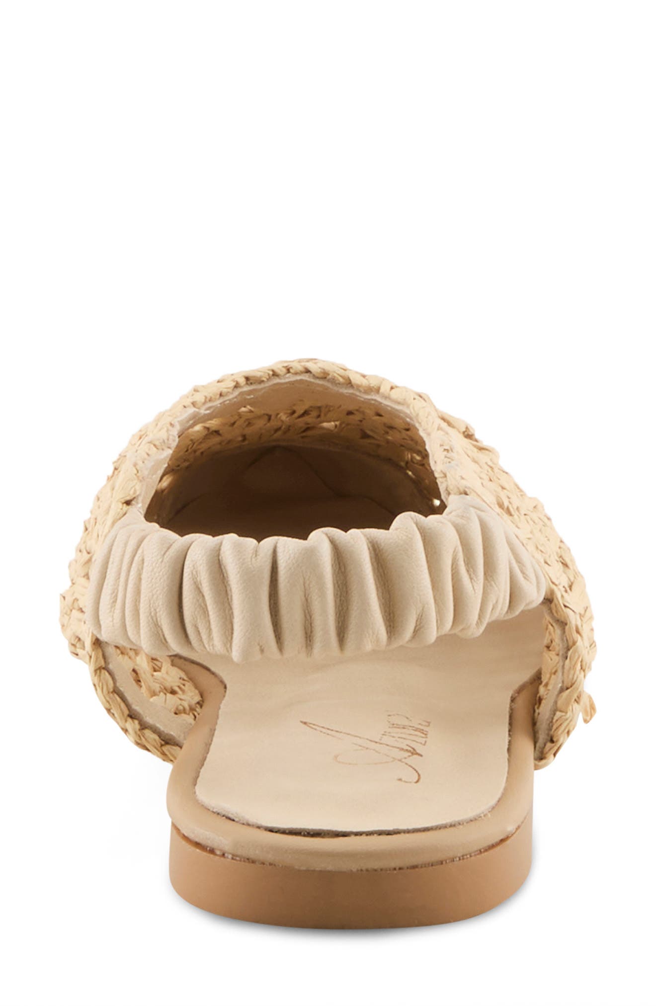 AZURA BY SPRING STEP Nantucket Raffia Skimmer, Alternate, color, Beige