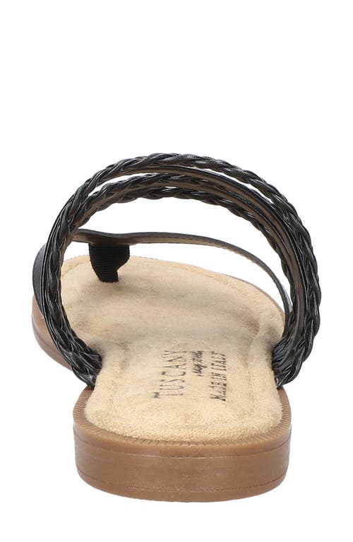 Tuscany By Easy Street® Anji Flip Flop In Black