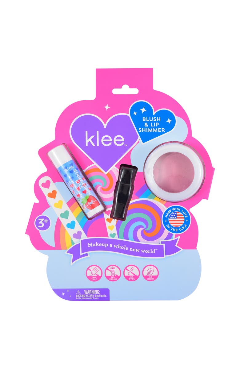 Klee Naturals Sunshine Whisper - Kids' Blush Lip Shimmer Set, Alternate, color, Pink