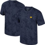 COLOSSEUM Men's Colosseum Navy Michigan Wolverines Floral Printed T-Shirt