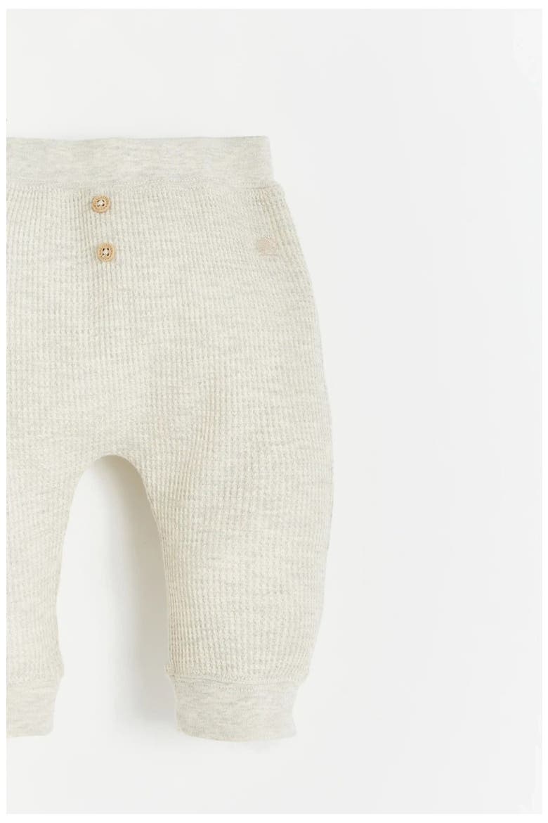 Waffle Harem Pants for Infant, Alternate, color, GREY/MELANGE