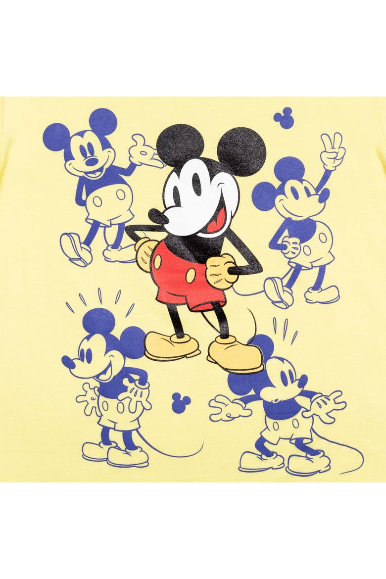 Mickey Mouse 3-Pack Short Sleeve T-Shirts, Alternate, color, Mickey Red Yellow Blue
