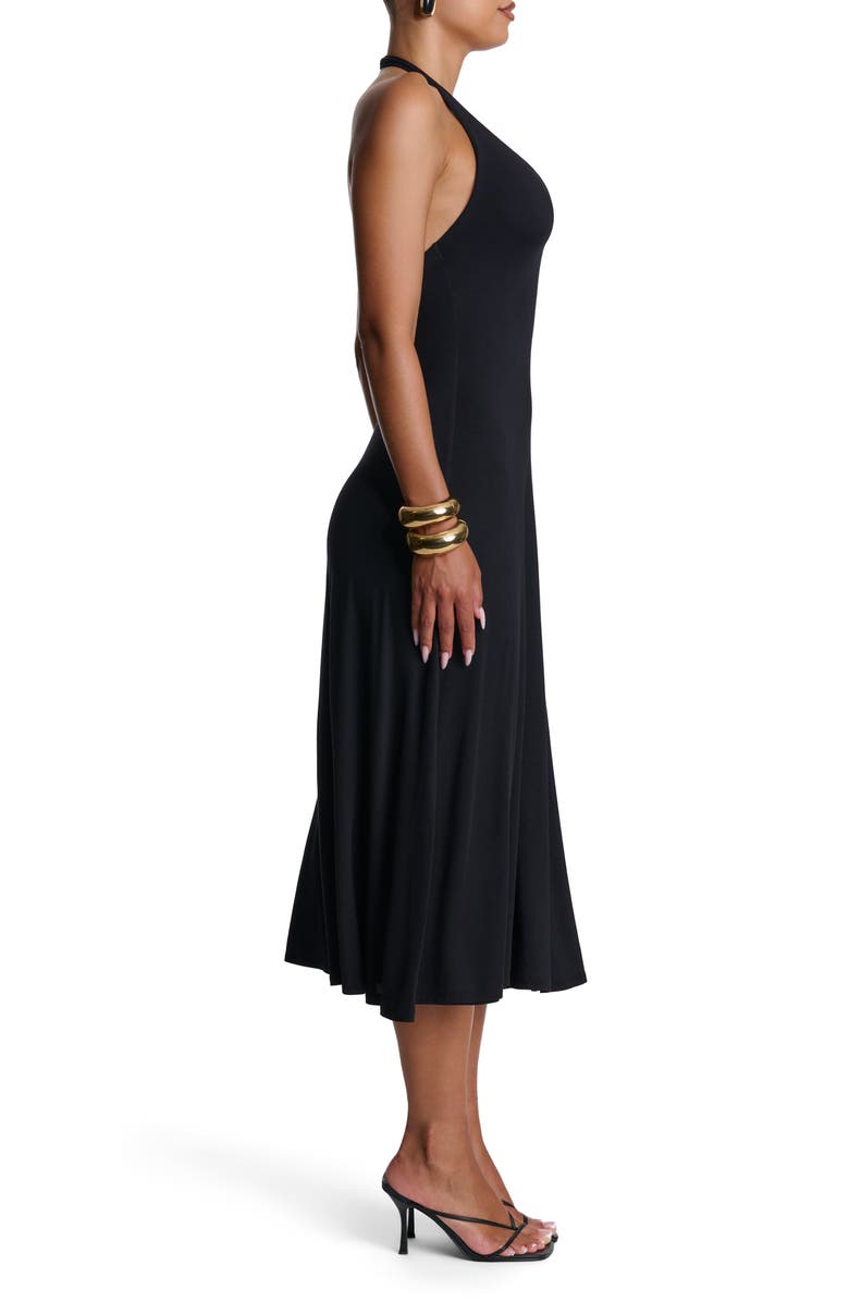 Naked Wardrobe Halter Midi Dress, Alternate, color,