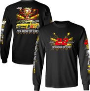 TEAM PENSKE Men's Team Penske Black Joey Logano 2024 NASCAR Cup Series Champion Long Sleeve T-Shirt