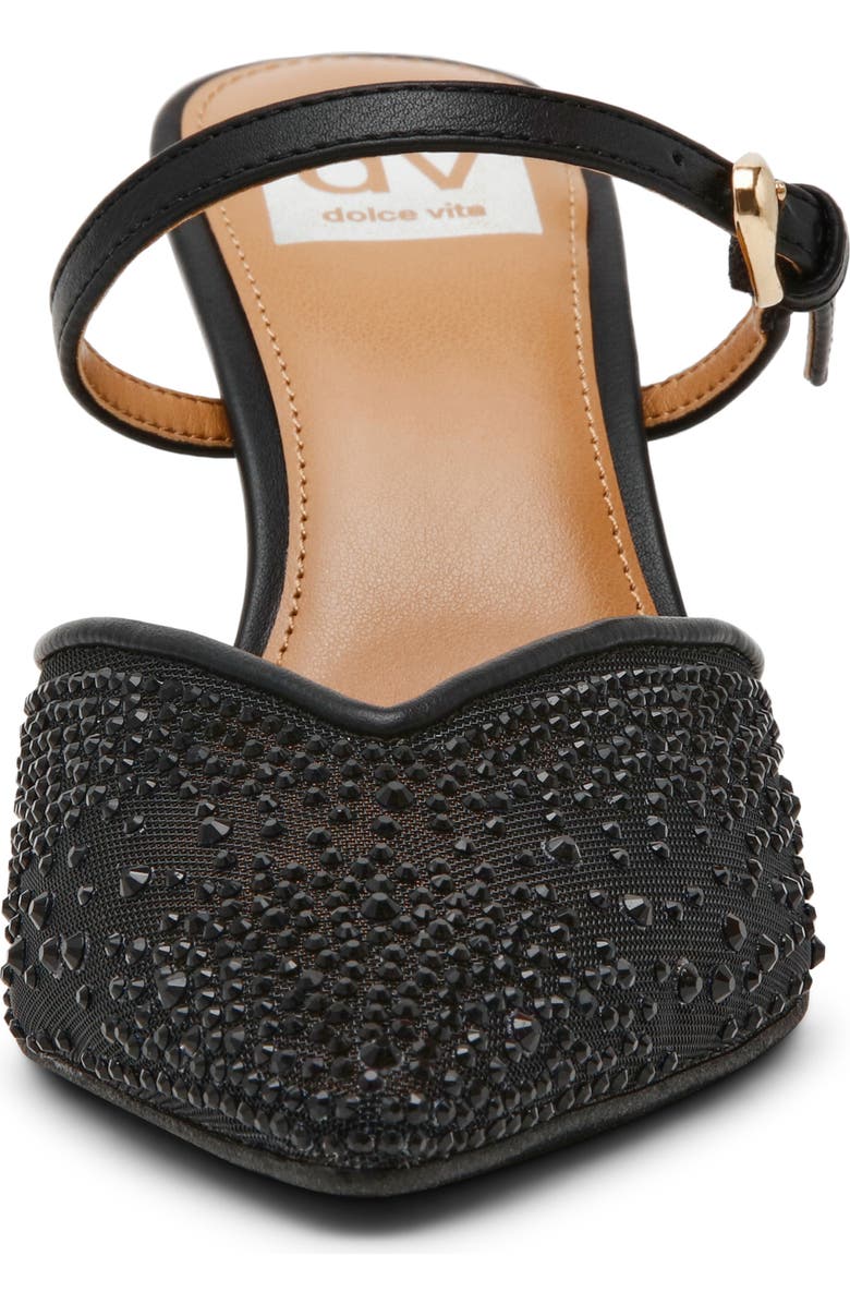 DV by Dolce Vita Elleganza Mary Jane Mule, Alternate, color, Black Shiny