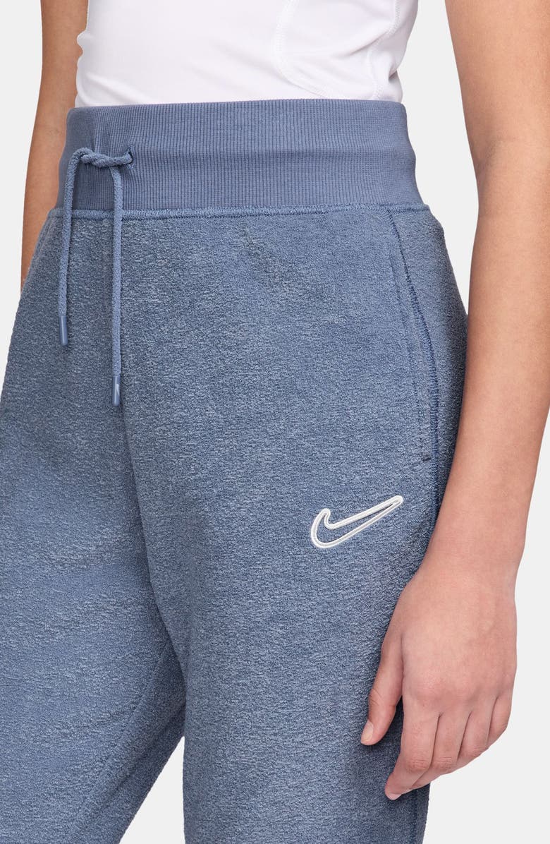 Nike Kids' Sportswear Cotton Fleece Flare Leg Pants, Alternate, color, World Indigo/ White