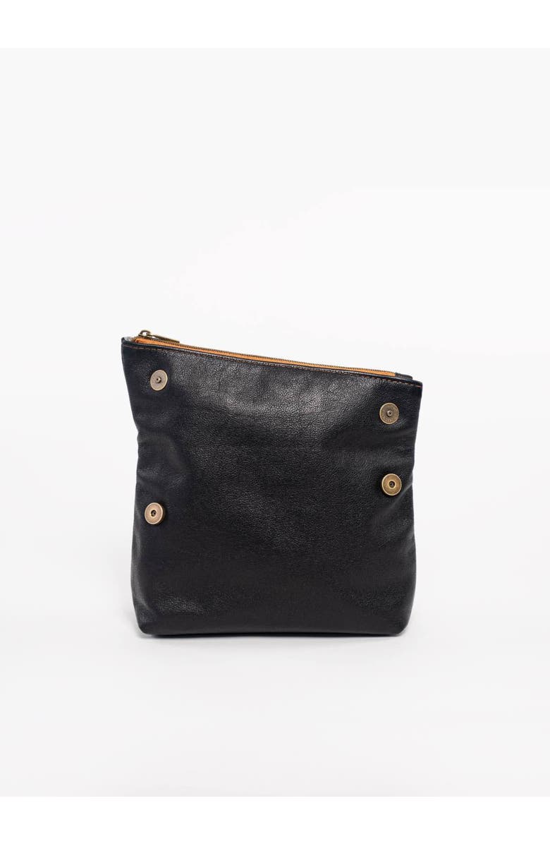 Deux Mains Asymmetric Makeup Bag, Alternate, color, Black