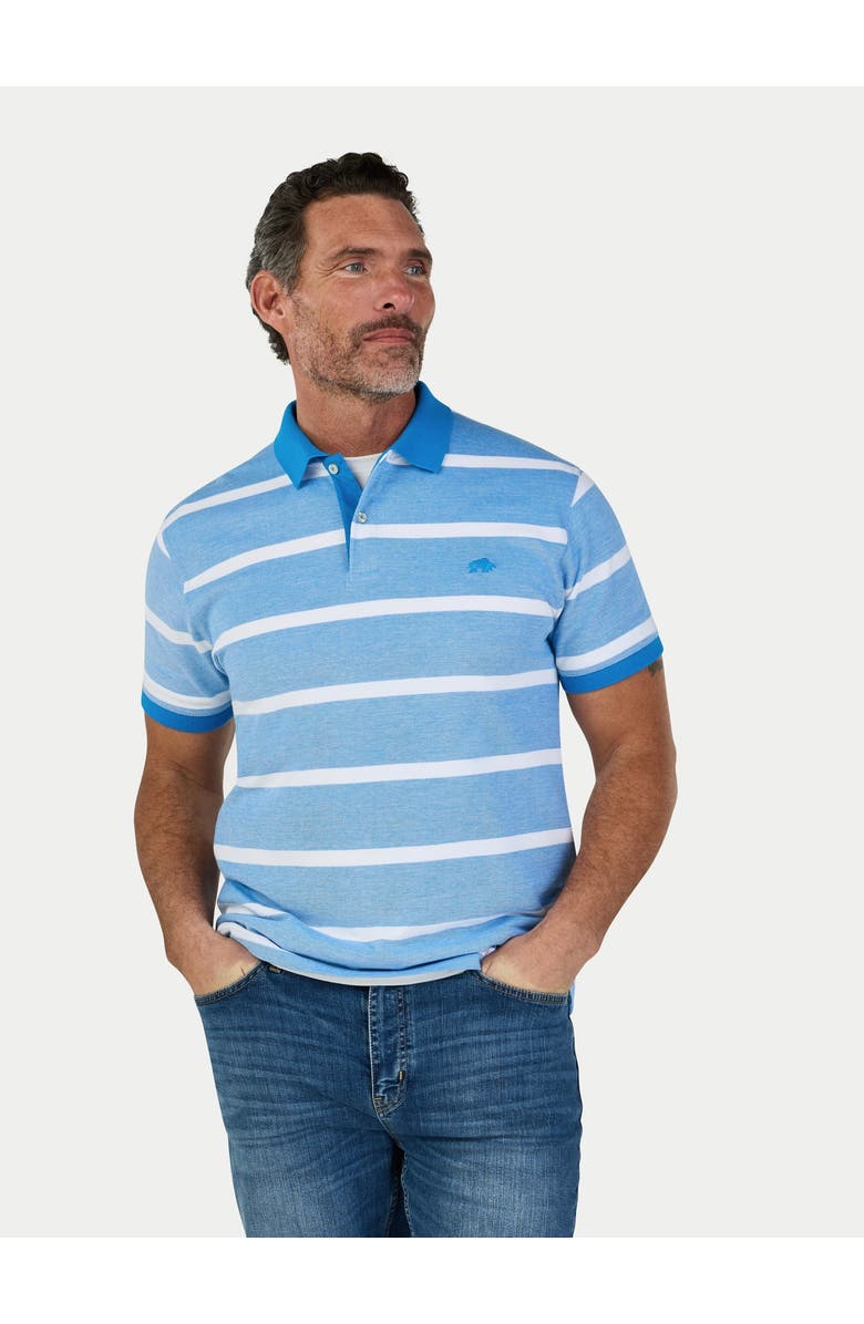 Raging Bull Birdseye Stripe Polo Shirt, Alternate, color, Electric Blue
