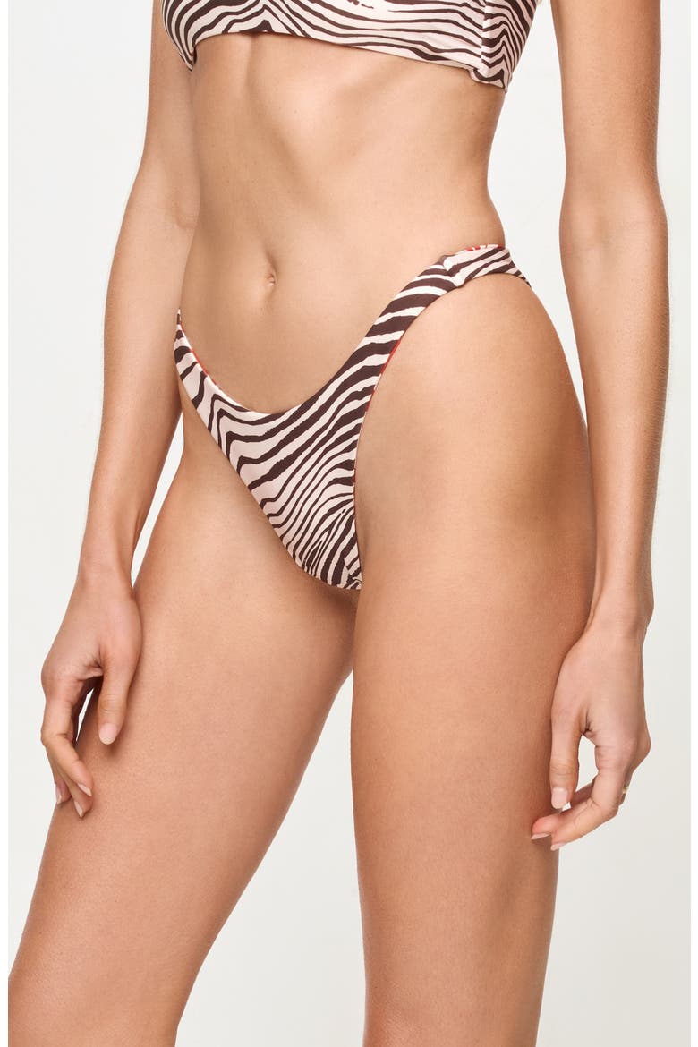 Damian Reversible Bikini Bottoms, Alternate, color, YOU'RE AN ANIMAL/ HIB BLOOM
