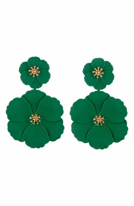 EYE CANDY LOS ANGELES Kelly Floral Drop Earrings