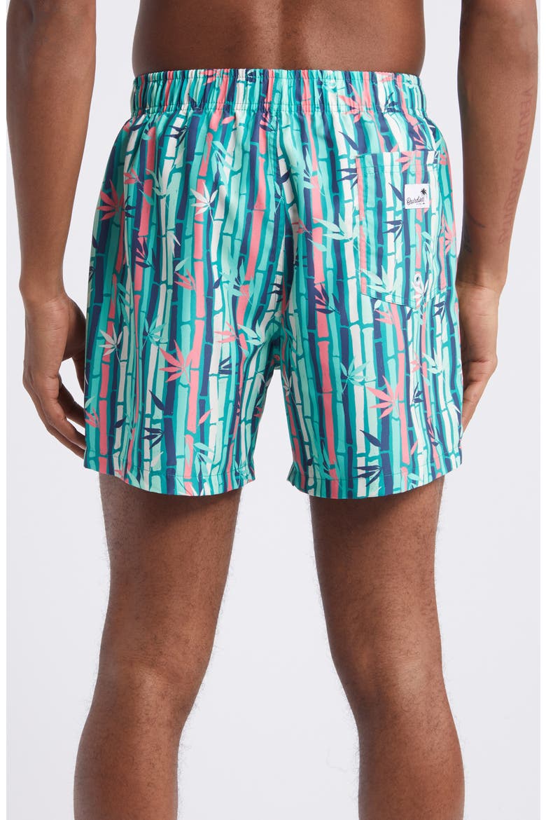 Bambusa Mid Length Swim Trunks, Alternate, color, MULTI