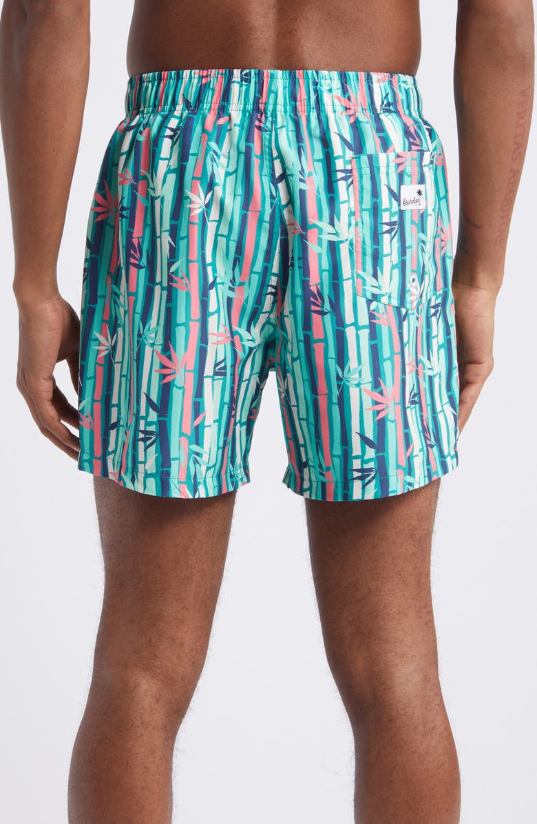 Boardies Bambusa Mid Length Swim Trunks, Alternate, color, Multi