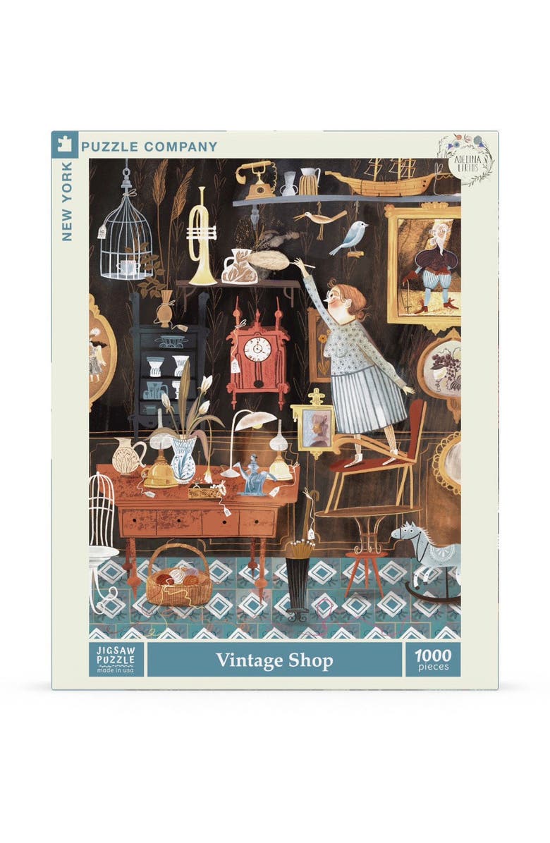 NEW YORK PUZZLE COMPANY Vintage Shop 1000 Piece Puzzle, Main, color, NO COLOR