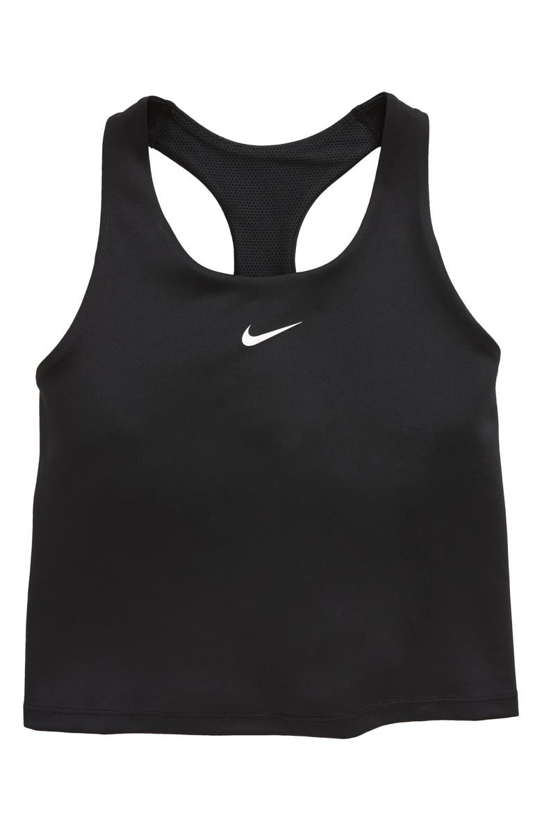 Nike Kids' Dri-FIT Sports Bra Tank, Main, color, 010 Black/White