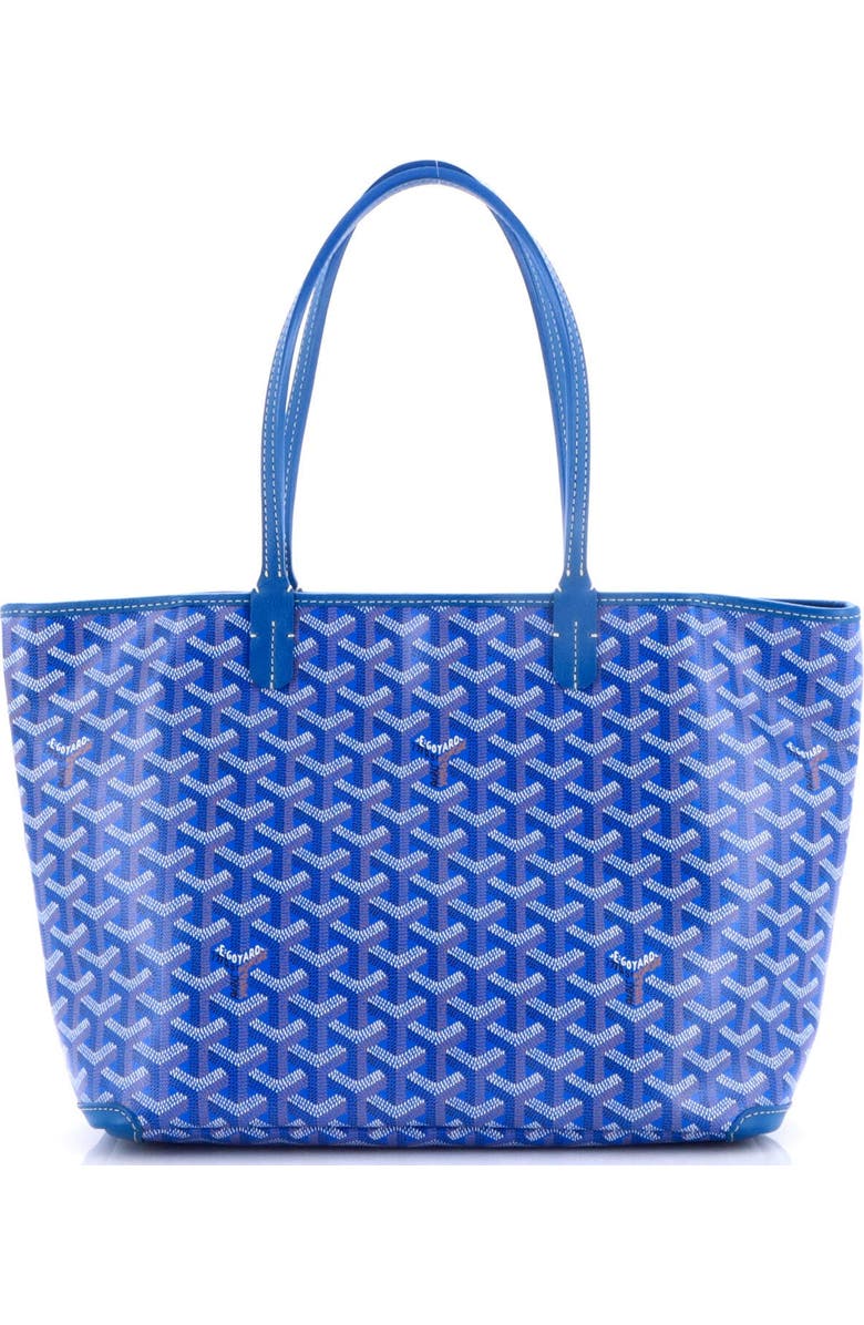 Pre-Owned Goyard Artois Tote Coated Canvas PM, Alternate, color, Blue