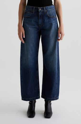 AG Hattie High Waist Ankle Wide Barrel Leg Jeans
