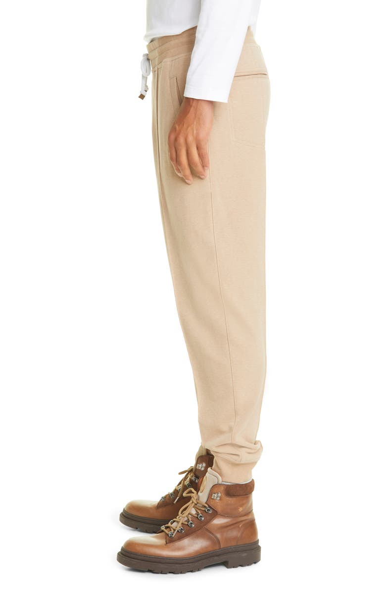 Brunello Cucinelli Men's Crete Cotton Joggers, Alternate, color, 