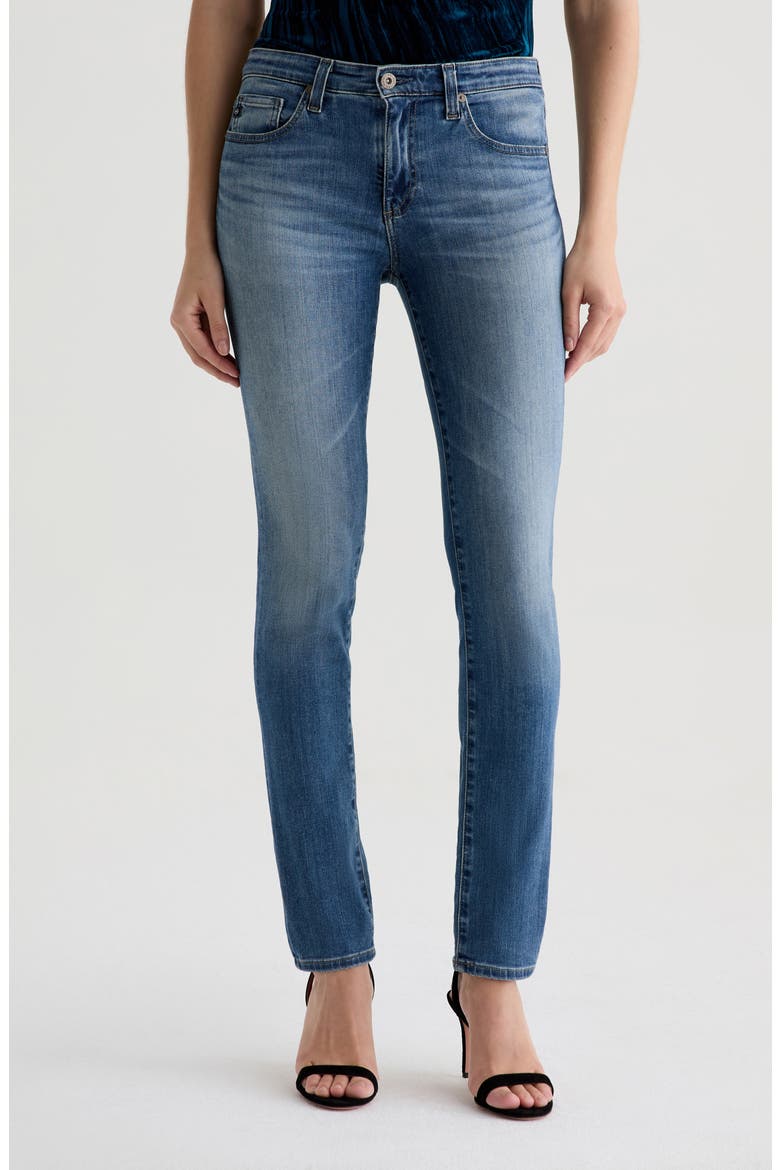 Prima Low Rise Cigarette Jeans, Main, color, KINSHIP