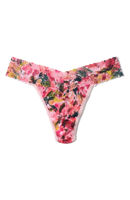 Hanky Panky Print Original Rise Thong In Multi