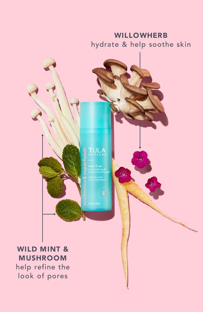 TULA Skincare Acne Clear It Up Acne Clearing + Correcting Gel, Alternate, color,