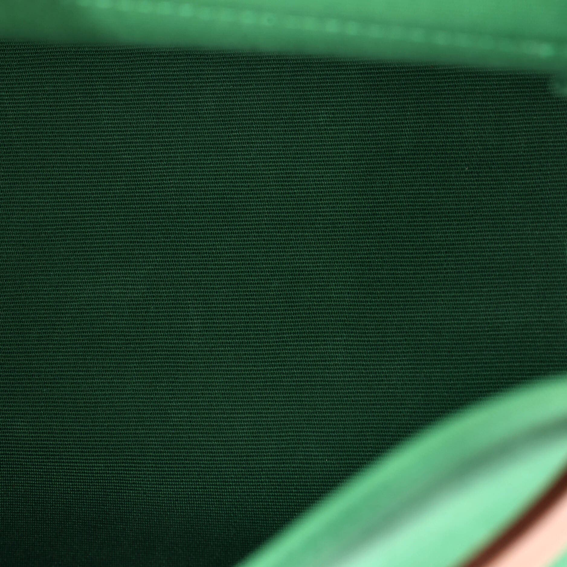 Pre-Owned Hermes Herbag Zip Leather and Toile 31, Alternate, color, Cactus