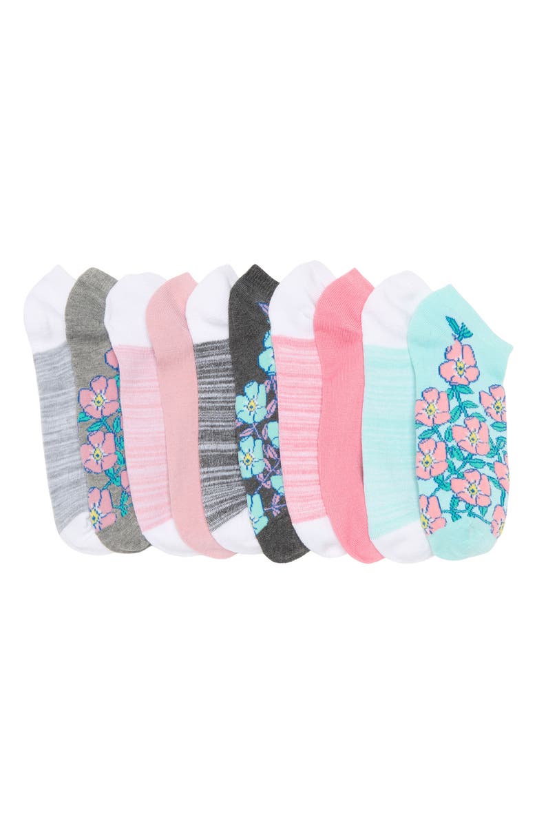 Jessica Simpson Fashion Low Cut No-Show Socks - Pack of 10, Main, color,