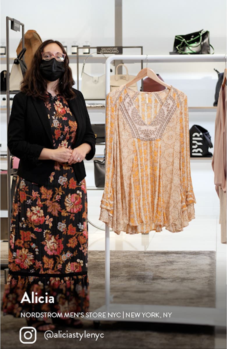 Fallin Into You Long Sleeve Tunic Dress, sales video thumbnail