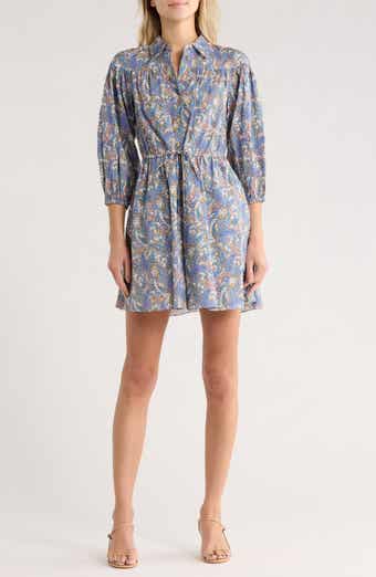 Derek Lam 10 Crosby Arbi Paisley Cotton Shirtdress
