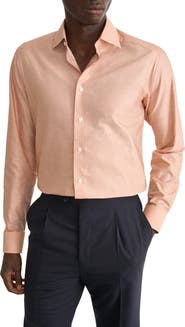 Eton Slim Fit End-on-End Cotton Shirt