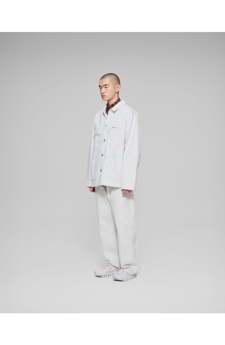 vowels Baggy Denim, Alternate, color, Ivory