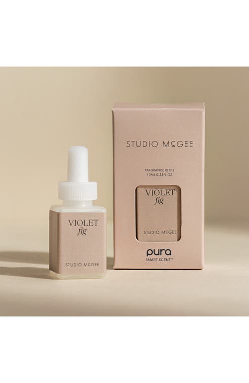 Pura X Studio Mcgee French Linen 2-pack Diffuser Fragrance Refills In Violet Fig