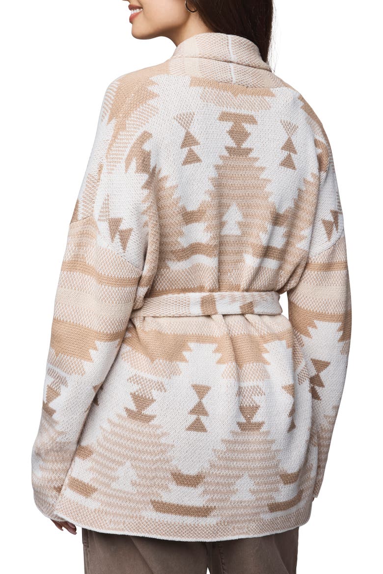 Cierra Cardigan, Alternate, color, BRNT ORNGE AZTC