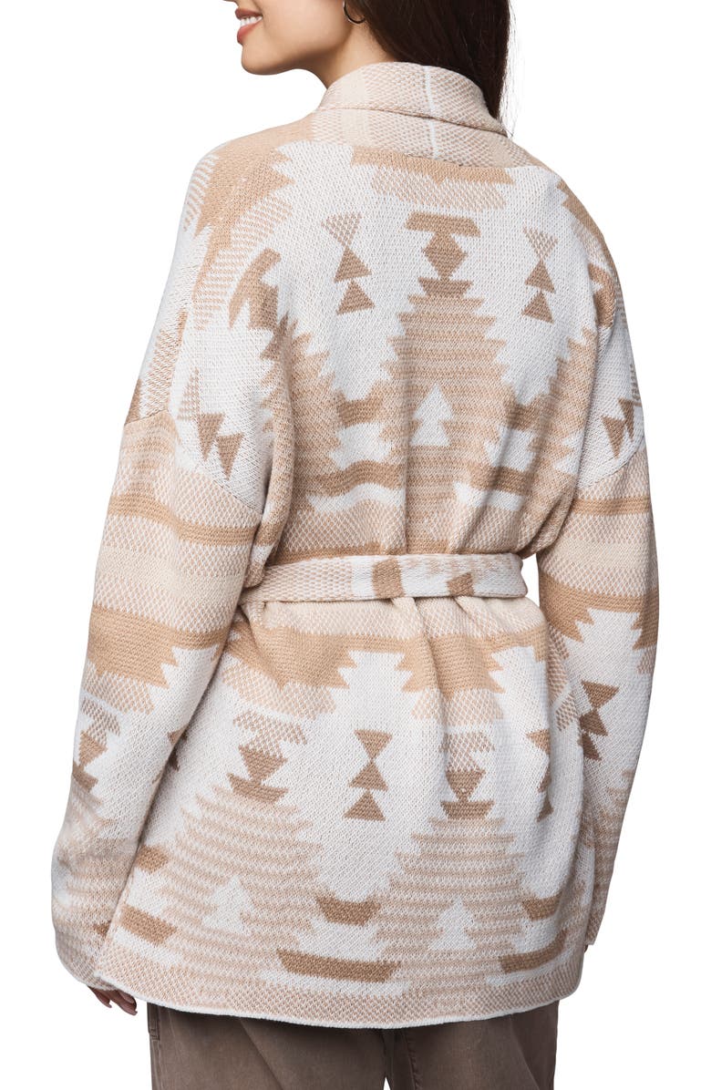 Splendid Cierra Cardigan, Alternate, color, Aztec Burnt Orange