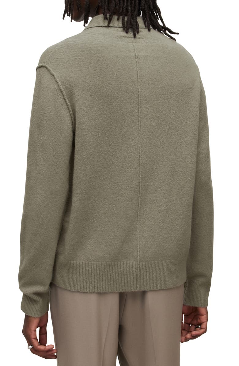 AllSaints Statten Long Sleeve Polo Sweater, Alternate, color,