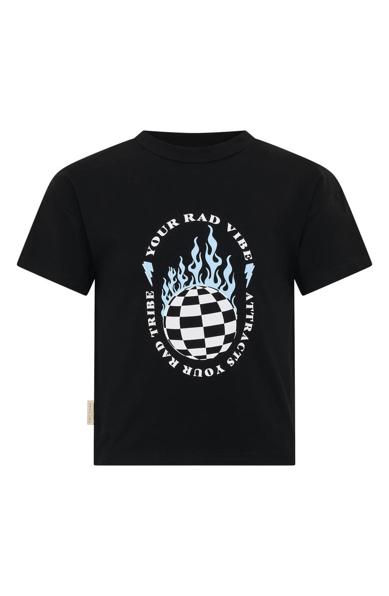 TINY TRIBE Kids' Rad Graphic T-Shirt, Main, color, Black